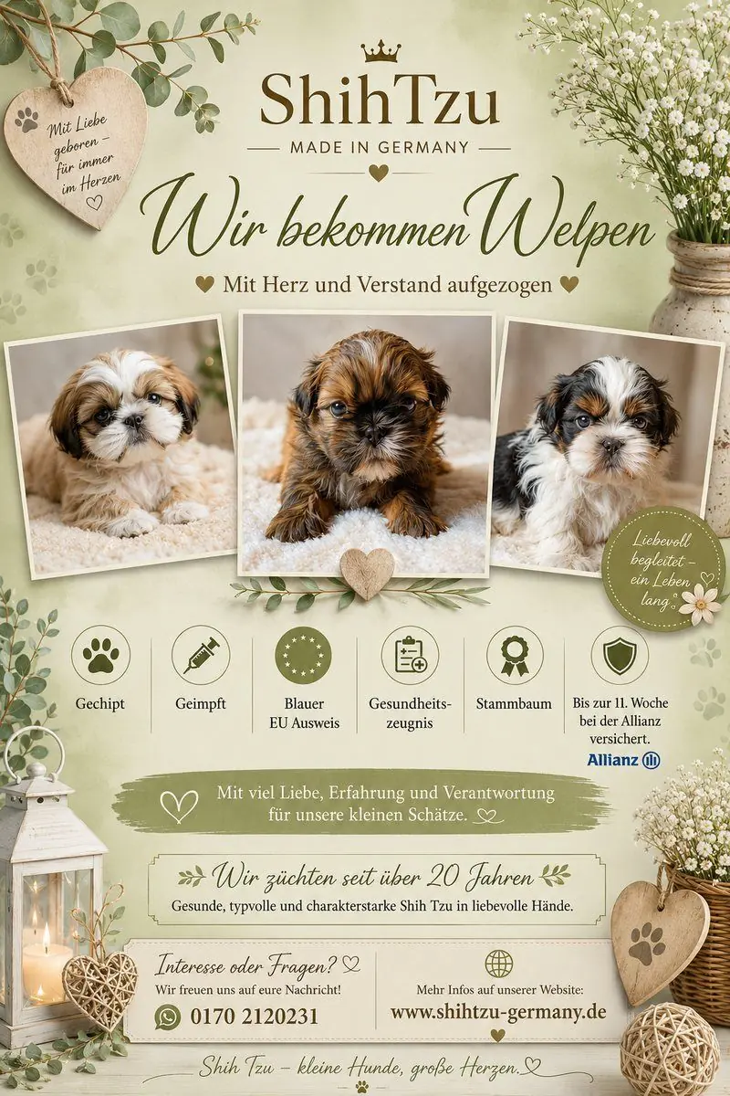 Wir bekommen Welpen main gallery image