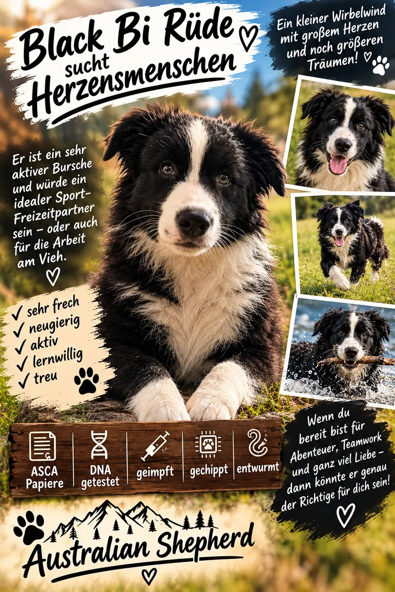 Australian Shepherd Welpe