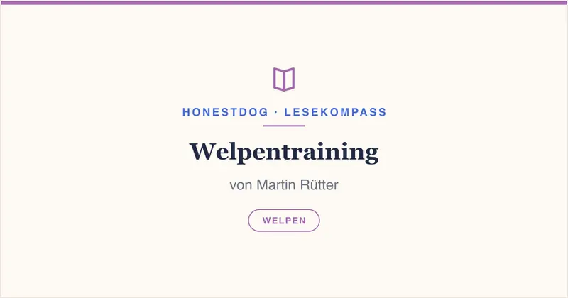 puppy training book review: Martin Rütter bestseller