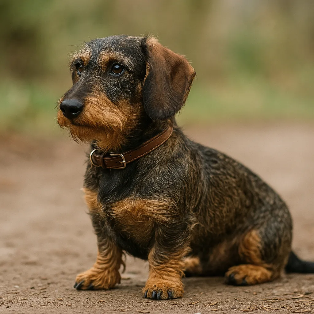 Minyatür Dachshund (tel tüylü) — ırk portresi
