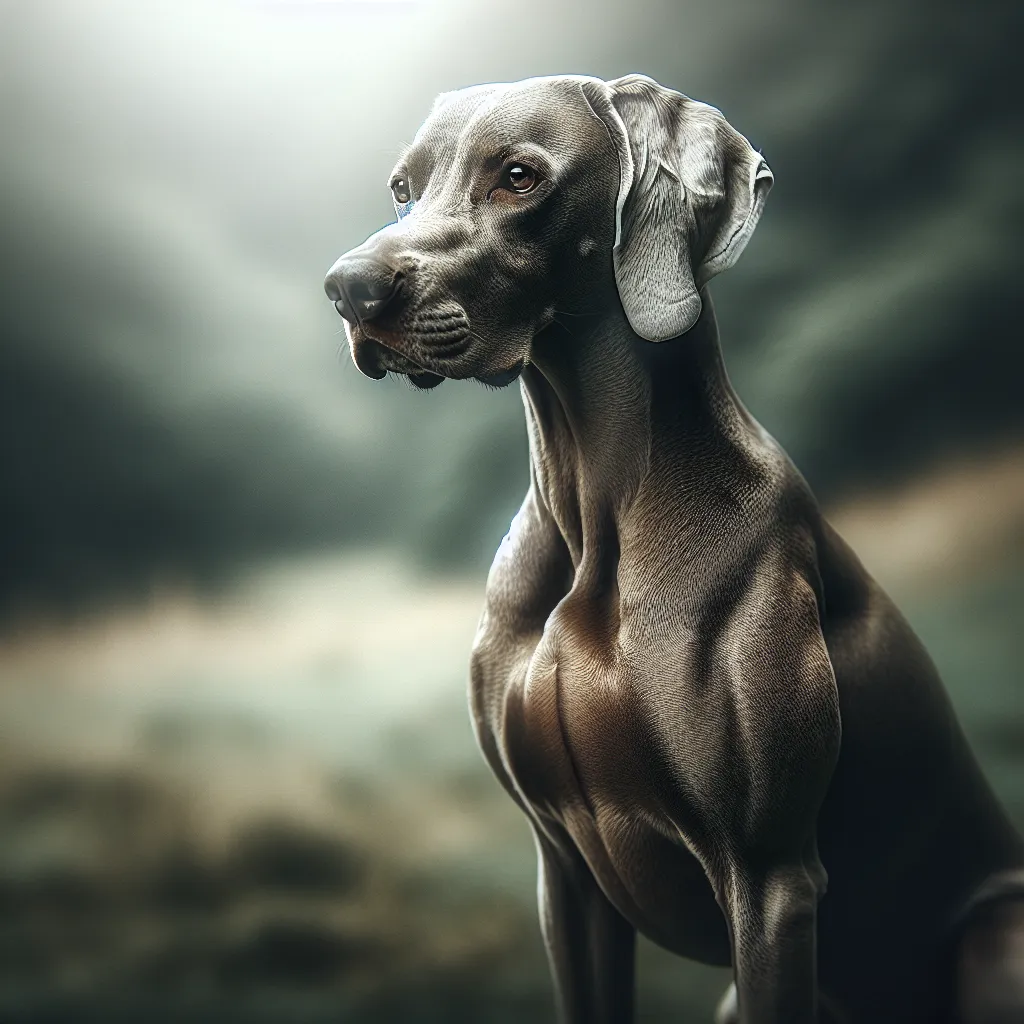 Korthåret Weimaraner — raceportræt